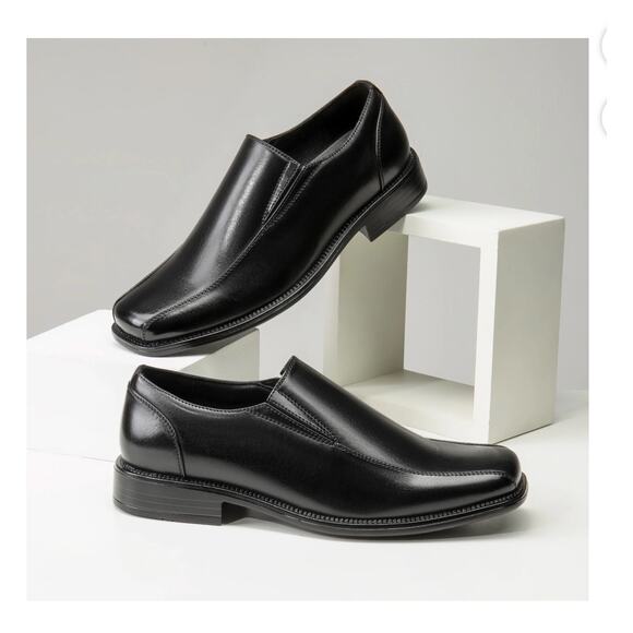 NIB! Bruno Marc Men's Square Toe Loafers Dress Shoes - Size US 12 / EU 46 - Picture 3 of 10